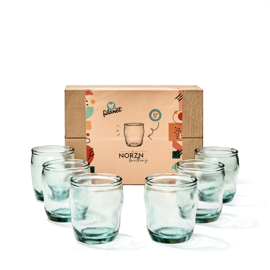 Vasos De Cristal Agua – Set De 6